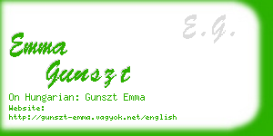 emma gunszt business card